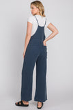 Washed Relaxed Jumper-Navy Blue