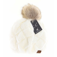 BASKET WEAVED KNITTED C.C BERET