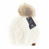 BASKET WEAVED KNITTED C.C BERET