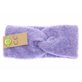 SHEARLING YARN TWISTED HEAD WRAP