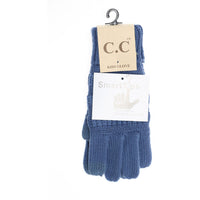 Kids Solid Cable Knit Glove