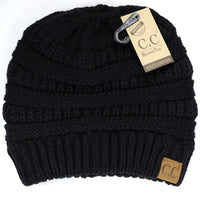 CC Beanie - The Messy Bun Beanie