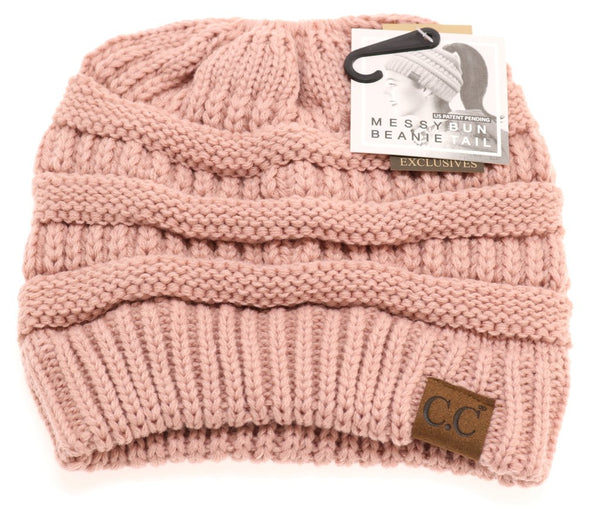 CC Beanie - The Messy Bun Beanie