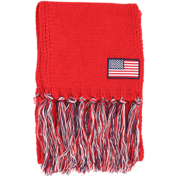 USA Scarf with Tassels