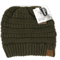 CC Beanie - The Messy Bun Beanie